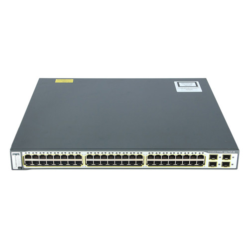 Cisco - WS-C3750G-48PS-S-V05 - Network Switch 48-Port Gigabit 4-Port SFP