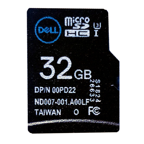 Dell 32GB MicroSD Class 10 memory card for servers - 0PD22