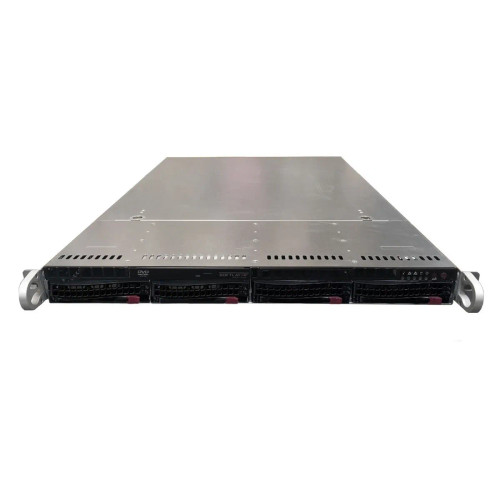 SuperMicro CSE-815-X9DRI-LN4F 1U Server Chassis Barebone for 4x3.5 Drives, Compatible with ProLiant DL360p Gen8 Servers