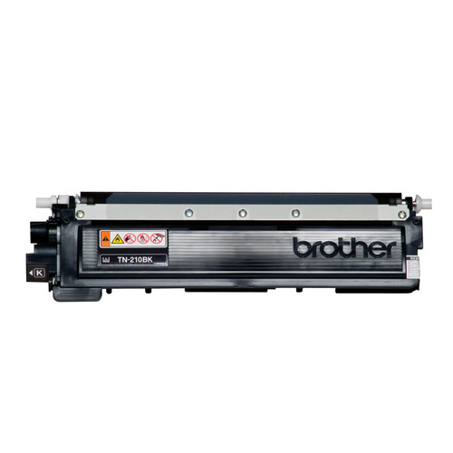 Brother TN210BK Black Toner Cartridge for laser printers, high-yield, suitable for office printing needs.