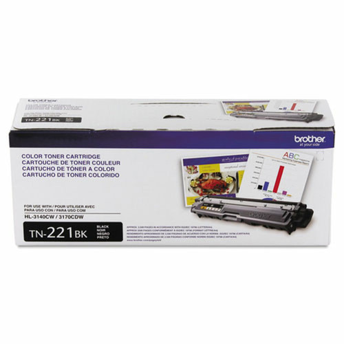 Brother TN221BK Black Toner Cartridge