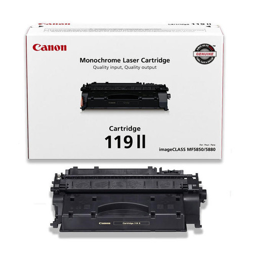 Canon CRG719 High Yield Black Toner Cartridge 119 for laser printers, durable toner, compatible with Canon imageCLASS series.