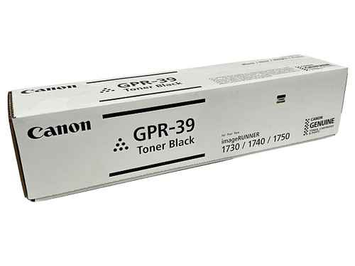 Canon GPR-39 Black Toner Cartridge for laser printers, high-yield, reliable printing, ideal for office use.
