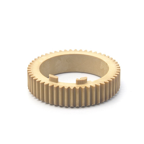 Canon FU8-0056-000 19T Pulley / 16T Gear for printer maintenance, durable plastic, precise gear alignment.