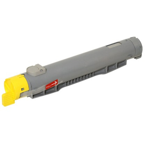 Dell H7030 Yellow Toner Cartridge for printers, high-yield, suitable for office printing, vibrant color output.