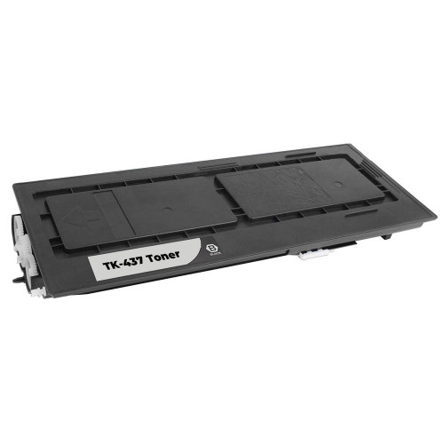 Kyocera TK-437 black toner cartridge for laser printers, high-yield, compatible with Kyocera MFPs, professional printing.