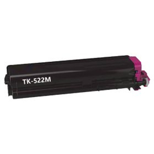 Kyocera TK522M Magenta Toner Cartridge for printers, vibrant color output, suitable for high-quality printing tasks.