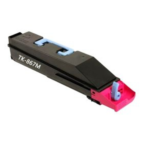 Kyocera TK-867M Magenta Toner Cartridge for Kyocera printers, high-yield, compatible with Kyocera MFPs and laser printers