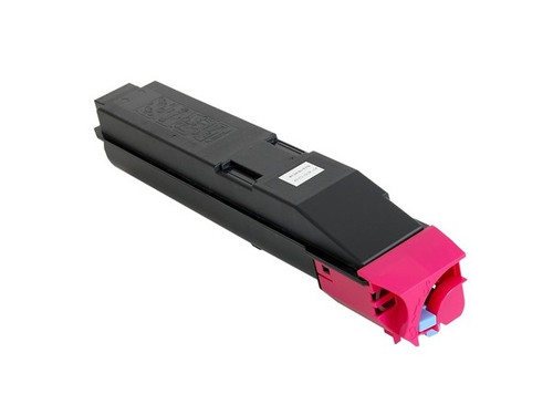 Kyocera TK-8507M magenta toner cartridge for high-quality printing in Kyocera printers, compatible with various models.