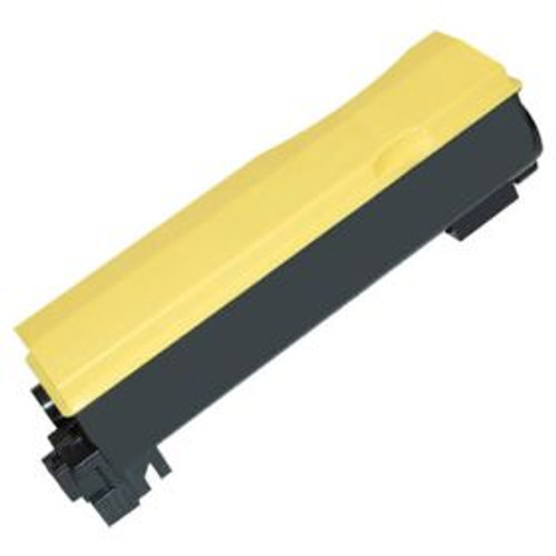 Kyocera TK-542Y Yellow Toner Cartridge for color laser printers, vibrant print quality, easy installation, ideal for office use.