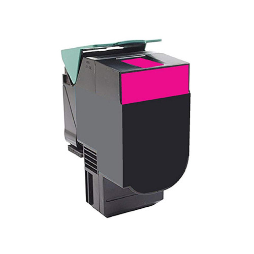 Lexmark 80C0S30 Magenta Toner Cartridge for laser printers, high-yield, compatible with Lexmark laser printer models.