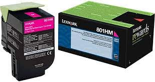 Lexmark - 80C1HM0 Magenta Toner Cartridge