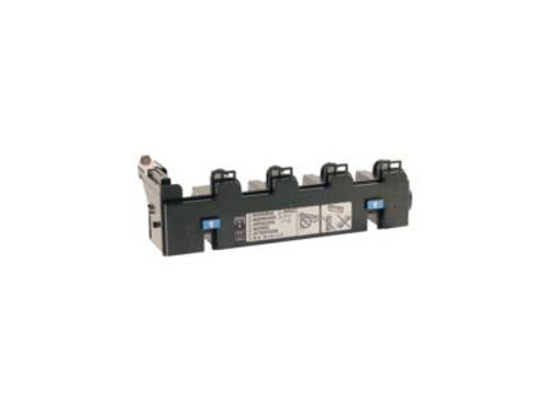 Ricoh D136-3507 waste toner container for compatible office printers, durable plastic with secure lid for waste collection.
