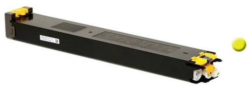 Sharp MX51NTYA yellow toner cartridge for printers, high-quality color printing, ideal for office use.