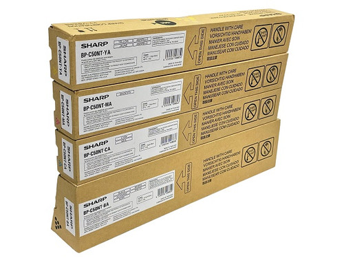 Sharp BPC50NTMA toner set for printers, high-yield, compatible with office printing needs, reliable and easy to install.