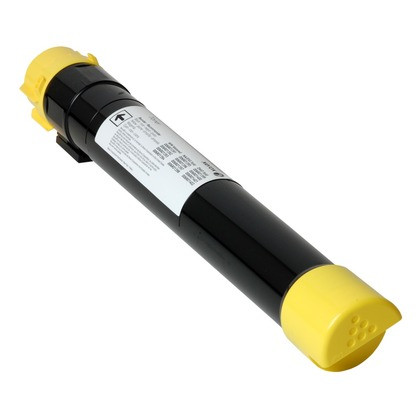 Yellow toner cartridge by Xerox, 6R1396, compatible with laser printers, high-yield, suitable for vibrant color printing.