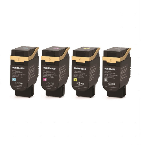 Xerox C320/C325 high capacity toner set, part 006R4828, for efficient printing in office or business environments.