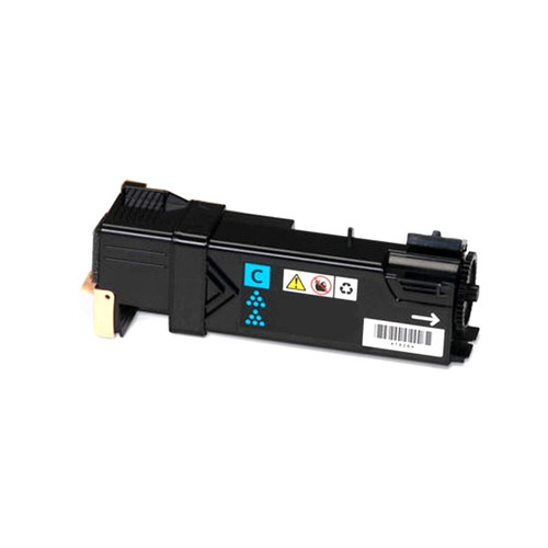 Xerox Phaser 6500 Cyan High Capacity Toner Cartridge, cyan toner for color laser printers, compatible with Phaser 6500 series
