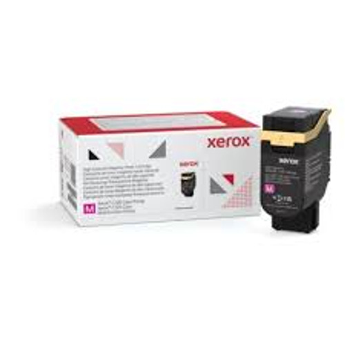 Xerox 006R04828 Cyan High Capacity Toner Cartridge for laser printers, vibrant color printing, easy to install.
