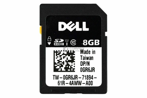 Dell GR6JR 8GB iDRAC V Flash SD Card for server management, reliable storage, and easy integration in data centers.