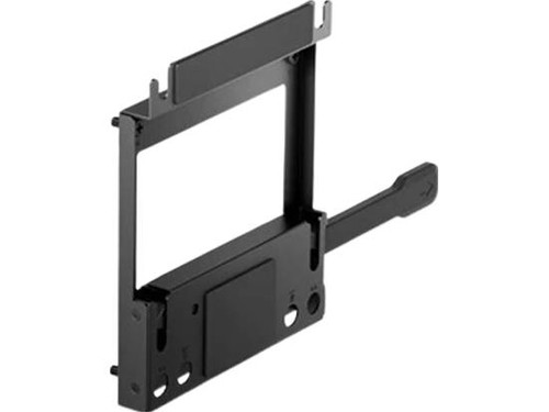 Dell Optiplex 5000 Micro under-desk mounting bracket for secure, space-saving PC installation in office setups.