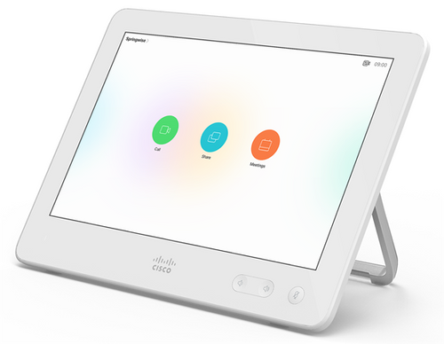 Cisco TelePresence Touch 10 Control Panel TTC5-09, sleek touchscreen for seamless video conference control, ideal for conference rooms.