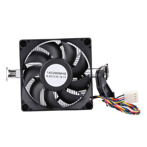 FHSA7015B-1461 AMD CPU heatsink fan, black metal, efficient cooling for desktop processors, easy installation