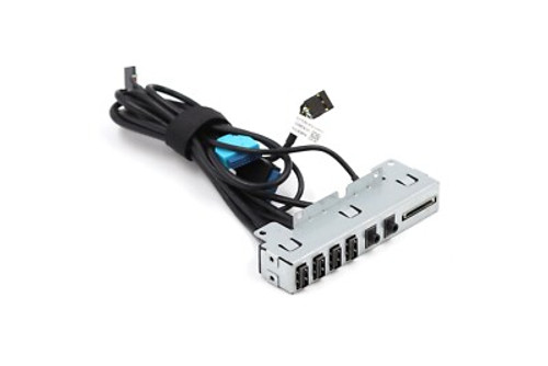 Dell XPS 8920 front audio and USB I/O panel board, replacement part for connectivity and audio access.