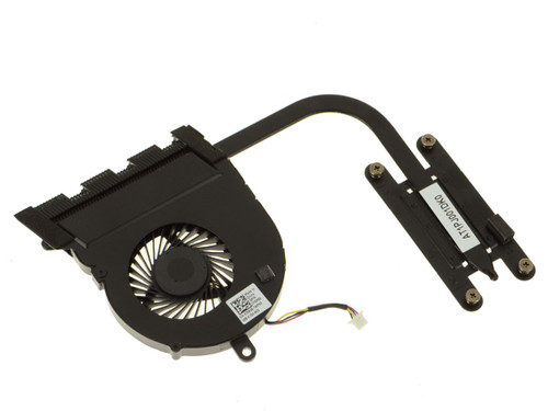 Dell Inspiron 17 5767 CPU fan and heatsink, T6X66, 4-pin BGA-1356, for cooling and thermal management.