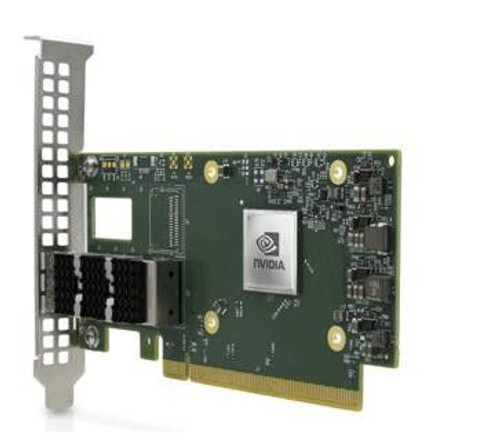 Mellanox MCX653105A Connectx-6 100GB Infiniband/Ethernet Adapter Card for high-speed data transfer and networking.