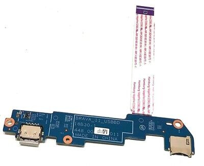 HP 448.0GJ07.0011 Laptop USB Card Reader Board