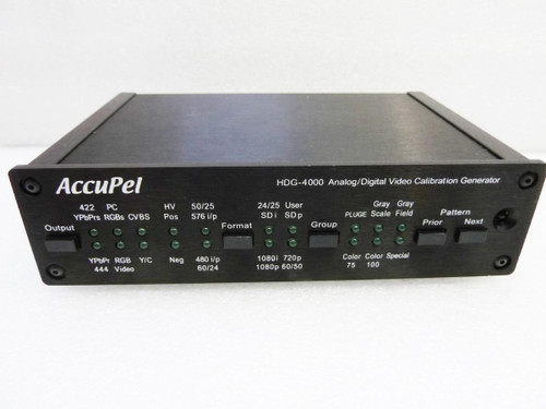 Accupel HDG-4000 - Video Calibration Generator