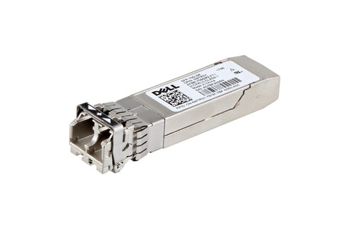 AFBR-709SMZ-FT1 Dell 10Gb SFP+ FC transceiver for short-range fiber optic network connections.