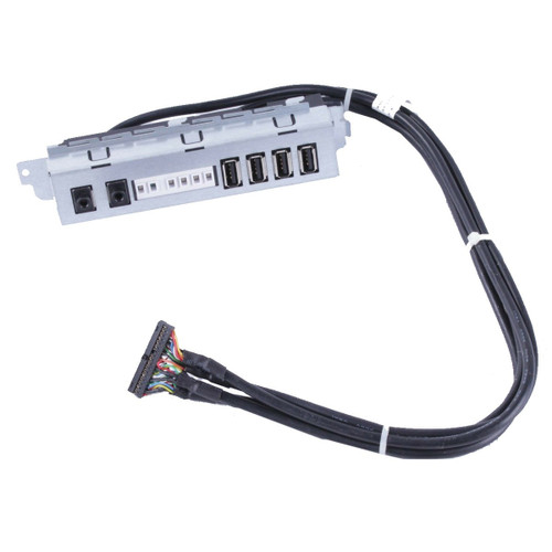 Dell Precision 4285M front panel board with USB and audio ports for desktop connectivity and easy access.
