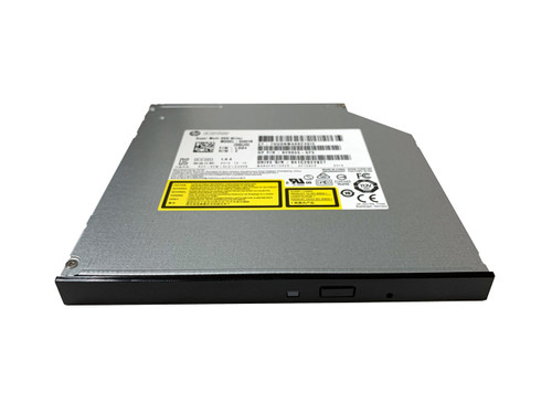 HP 849055-6F5 Super Multi DVD Writer Slimline optical drive for laptops and desktops, versatile disc burning and reading.
