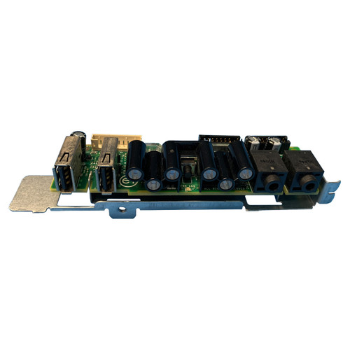 Dell Precision T3500 T5500 front I/O USB power switch board, durable, easy access, ideal for workstation upgrades.