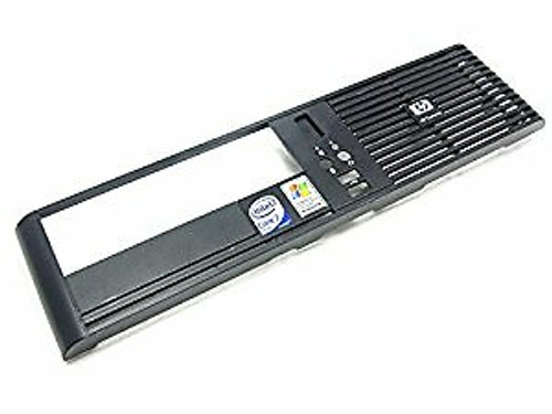 HP Compaq Pro 3130 front bezel facia in black silver for i3 Win 7, durable, sleek design, easy to install.