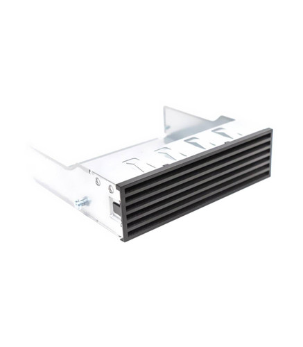 Dell PowerEdge T320 front drive bay cover, durable plastic, easy to install, for server storage expansion.