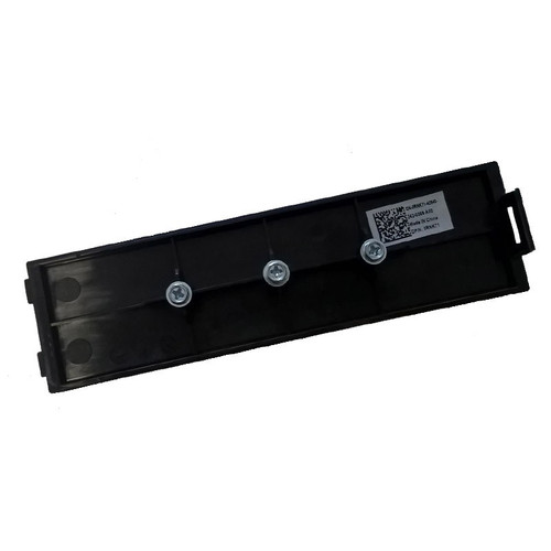 Dell 0RNK71 optical drive bay blank cover, black plastic, fits Dell desktops for drive removal or expansion.