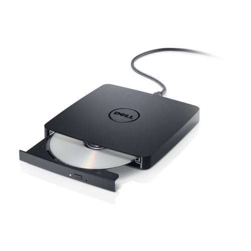 VNKYY Dell external USB DVD-ROM optical drive for laptops, portable, plug-and-play, ideal for data and media playback.