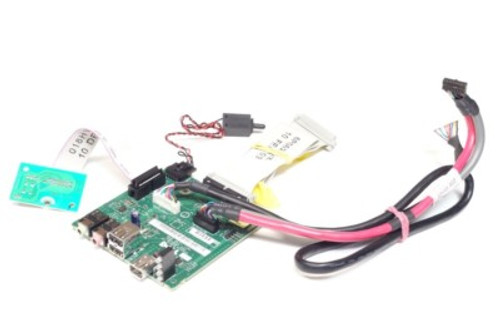 Dell Precision 650 front I/O board with audio and USB ports for easy connectivity and maintenance.