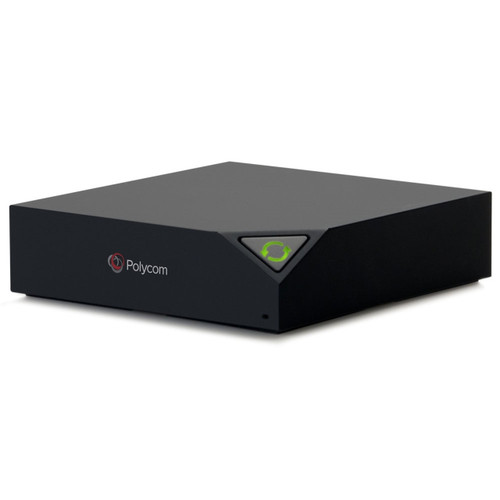 Polycom Visual Presence Real Trio conference phone, high-quality audio, 3 microphones, ideal for meetings and collaboration.