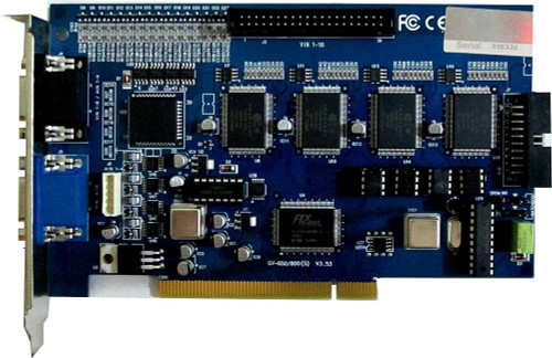 GV800-4A Geovision PCI video surveillance card with four channels, ideal for security monitoring and recording.