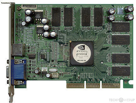 NVIDIA SP7100 GeForce4 MX440 SE AGP Graphics Card