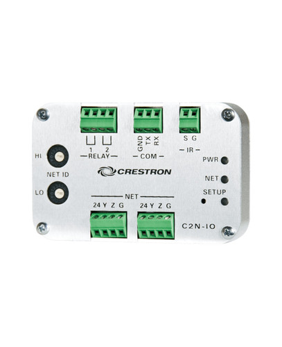 Crestron C2N-IO control port expansion module for seamless integration and enhanced system control.
