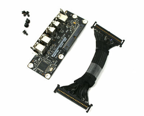 Apple Mac Pro Front Audio USB I/O Board 630-9615, internal component for audio and USB connectivity in professional desktops.