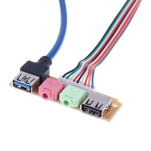 Acer AK32_S100 front panel USB and audio I/O board for seamless connectivity and easy system upgrades.
