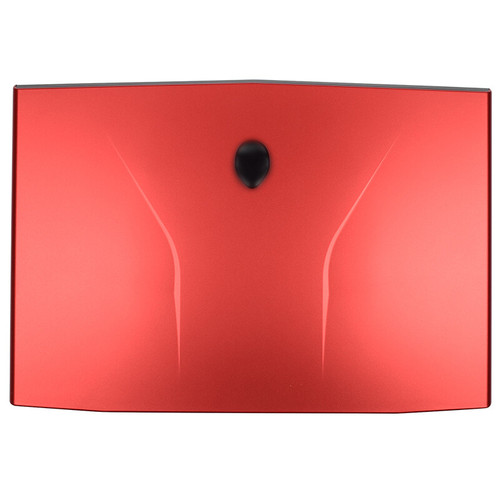 Dell Alienware M17x R3 red LCD back cover, durable plastic, sleek design, ideal for gaming and high-performance laptops.