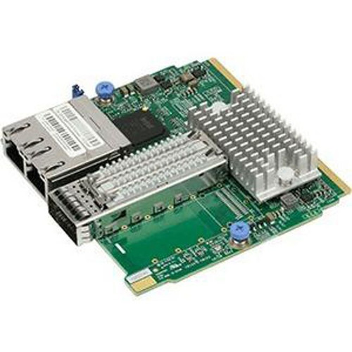 AOC-MHIBF-M1Q2GM Supermicro 1GbE i350, 56Gb/s IB QSFP ConnectX-3 FDR SIOM for high-speed data transfer.
