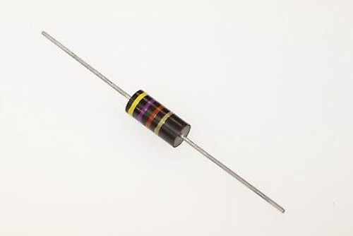 RC20GF470J Allen Bradley carbon-comp resistor, 470?, for precise electrical circuit resistance in industrial applications.